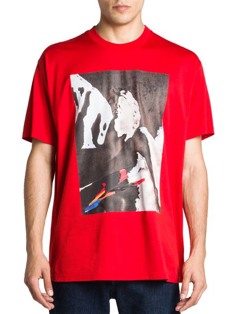 givenchy t shirt mens red|givenchy t shirts for men.